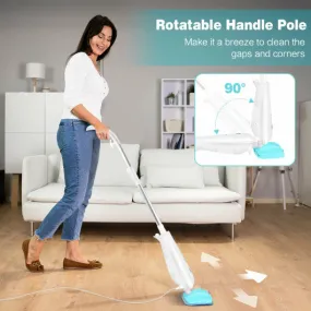 1100 W Electric Steam Mop with Water Tank for Carpet-Green