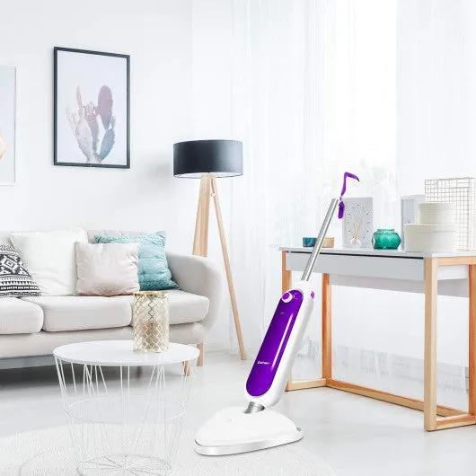 1500 W Electric Steam Mop Floor Carpet Tile Cleaning Machine-Purple