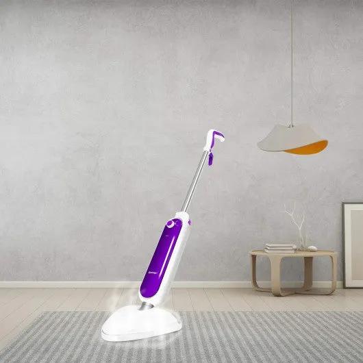 1500 W Electric Steam Mop Floor Carpet Tile Cleaning Machine-Purple