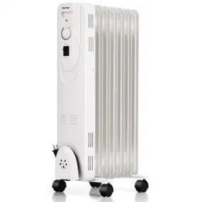 1500W Oil Filled Radiator Heater with Dual Safe Protections