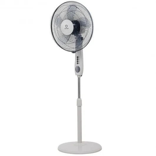 15" 5 Blades 3 Mode Height Adjustable Remote Control Pedestal Fan