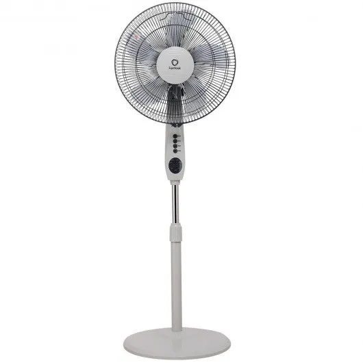 15" 5 Blades 3 Mode Height Adjustable Remote Control Pedestal Fan