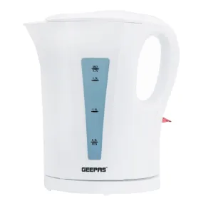 1.7L Rapid-Boil Cordless White Electric Kettle