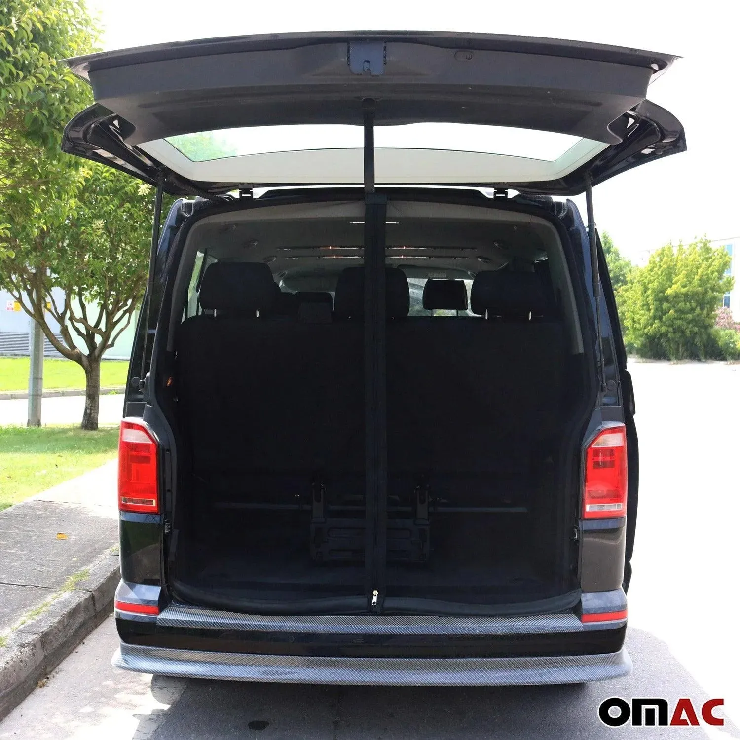 1980-1991 VW Vanagon Mosquito Net Bug Magnetic Screen Tailgate Black 1Pc