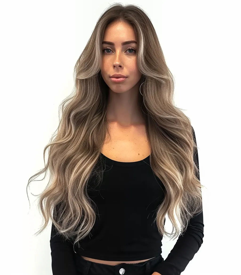 #5/18 Florence Highlighted｜Luxury, Russian-Mongolian, Tape Extensions