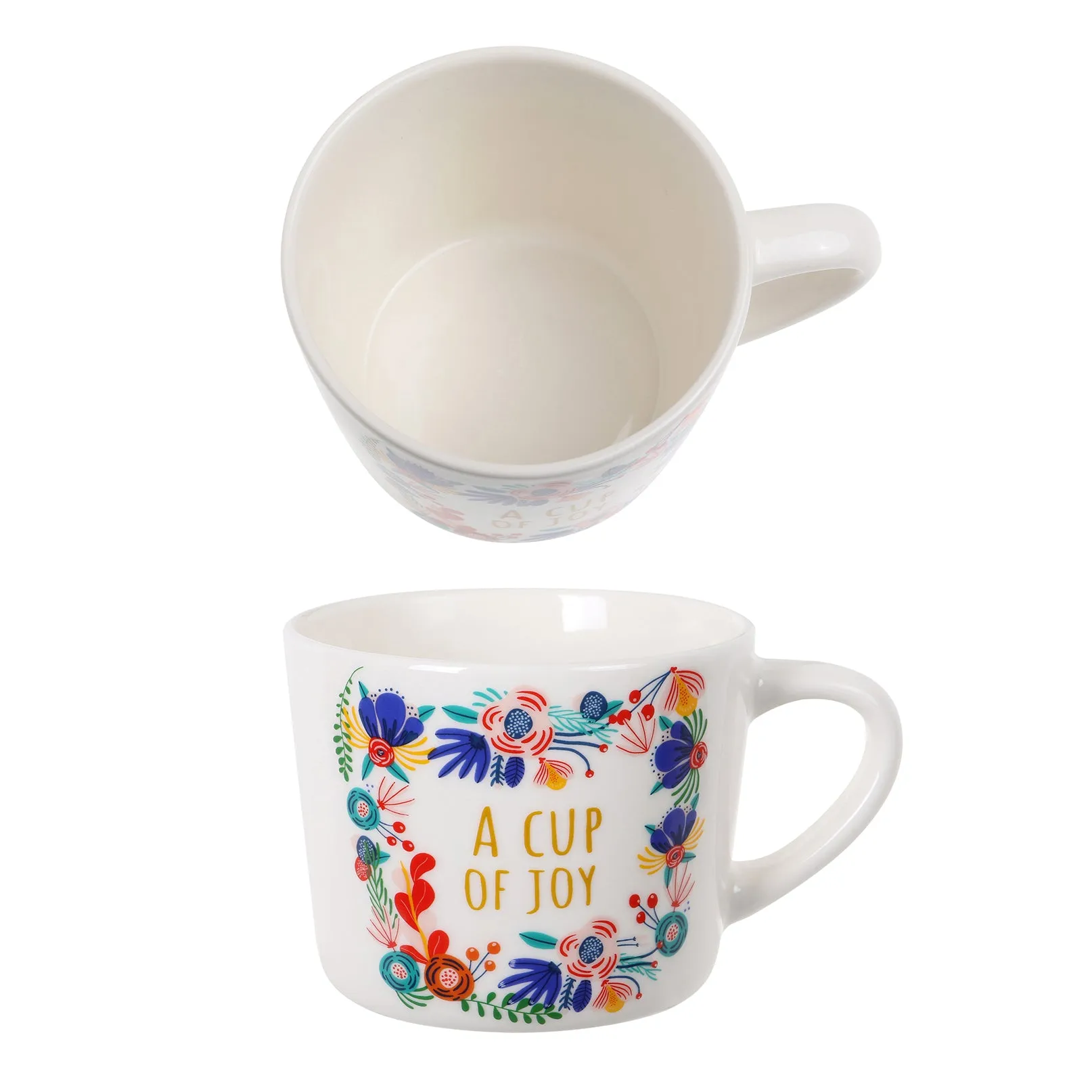 'A Cup Of Joy' Printed Mug 400ml