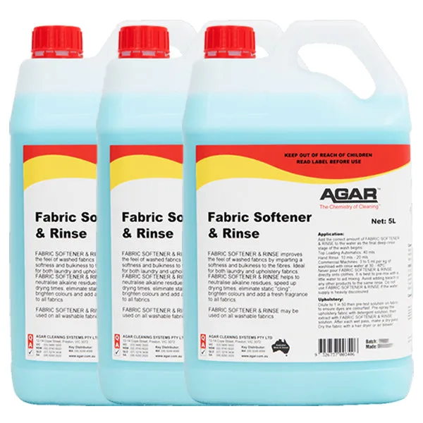 Agar Fabric Softener and Rinse