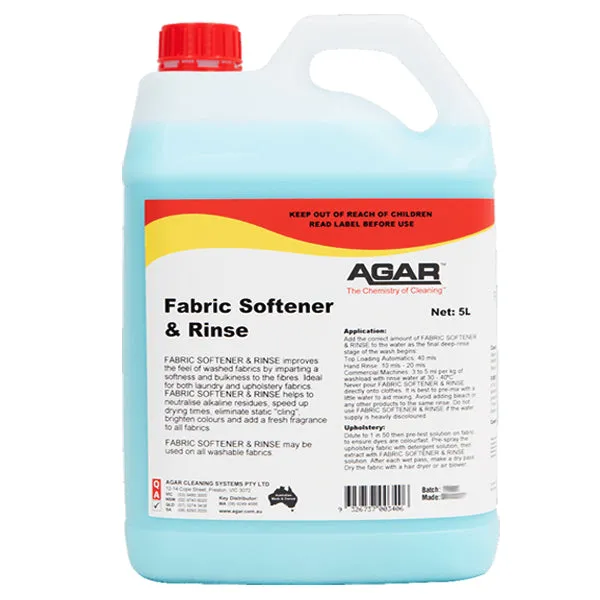 Agar Fabric Softener and Rinse