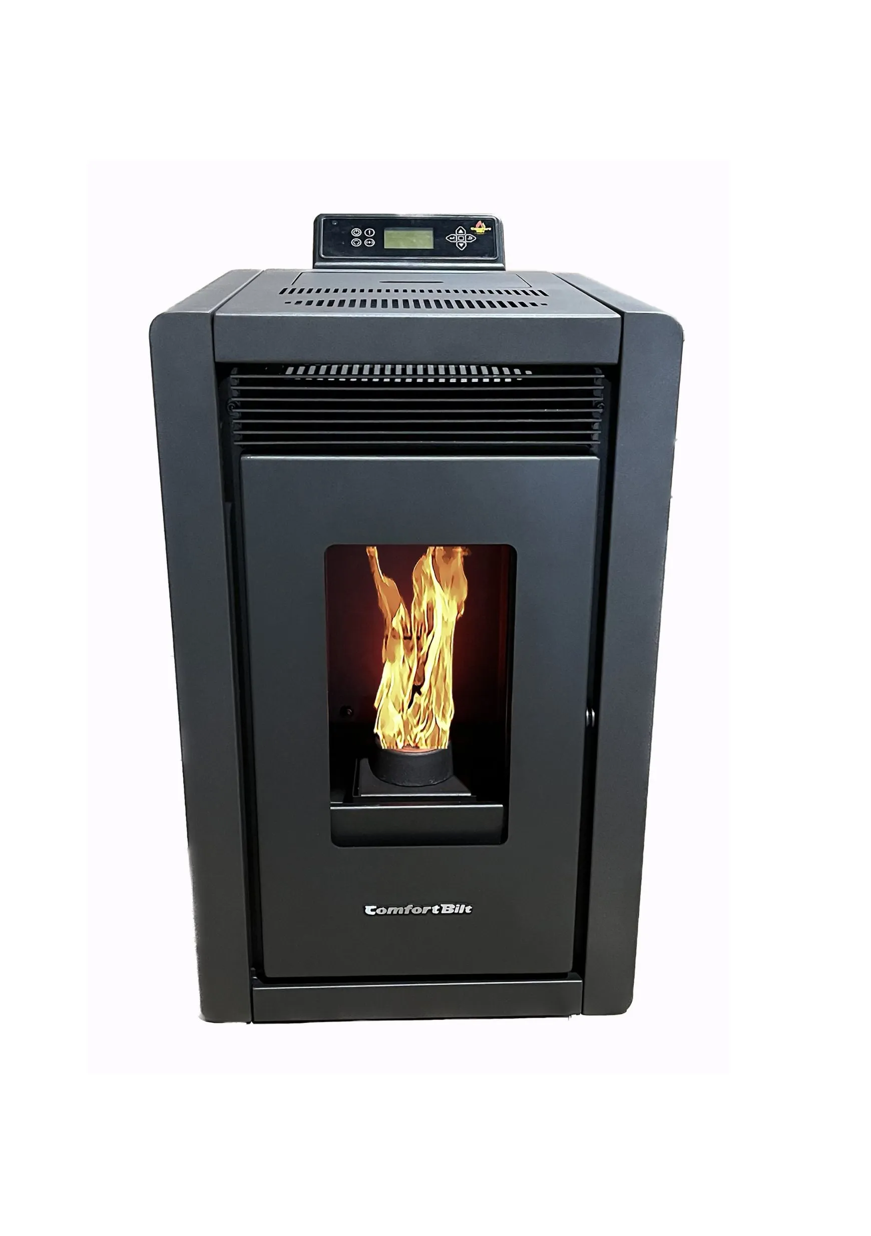 Alpine by ComfortBilt HP40 -Compact Small Pellet Stove Black America's Smallest Pellet Stove