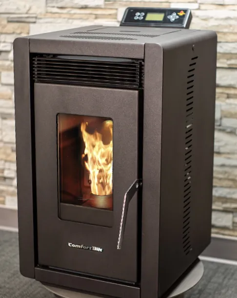 Alpine by ComfortBilt HP40 -Compact Small Pellet Stove Black America's Smallest Pellet Stove