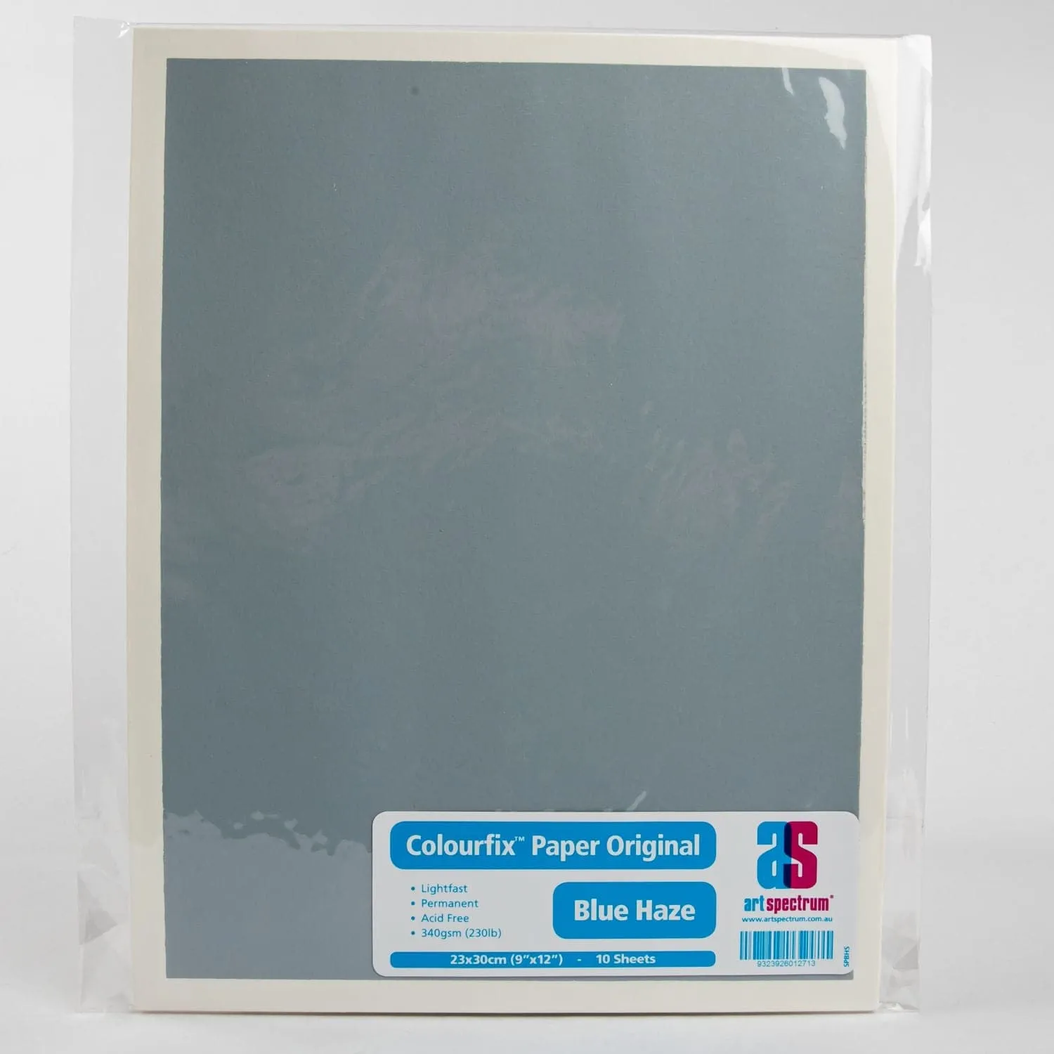 Art Spectrum  Colourfix  Original (Medium) 23X30cm 340GSM Blue Haze (Pkt 10 Sheets)