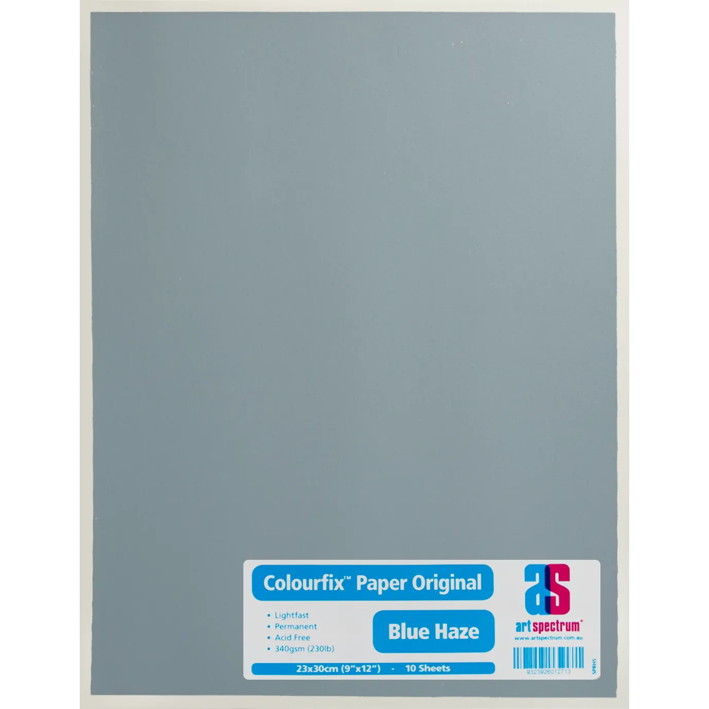 Art Spectrum  Colourfix  Original (Medium) 23X30cm 340GSM Blue Haze (Pkt 10 Sheets)