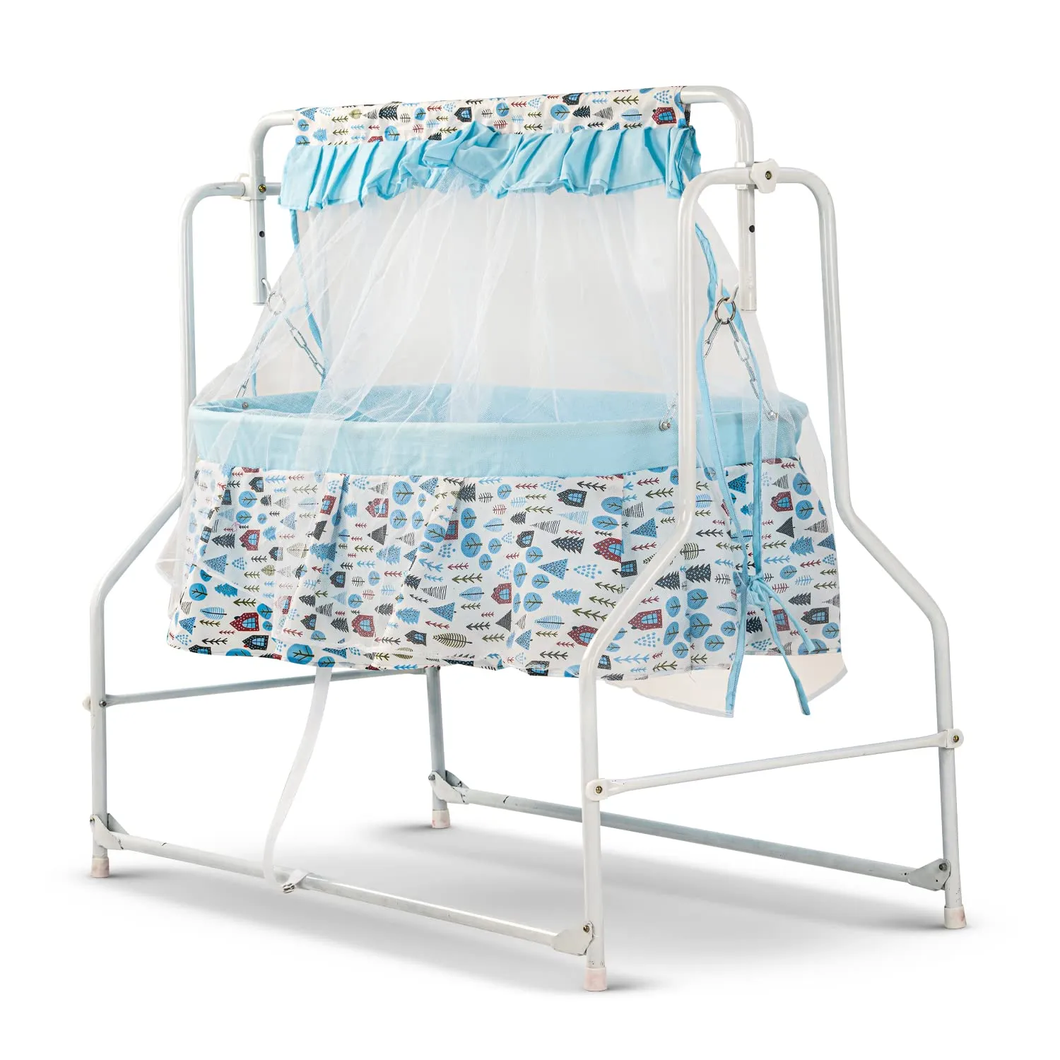 Baybee Bennett New Born Baby Swing Cradle for Baby with Mosquito Net