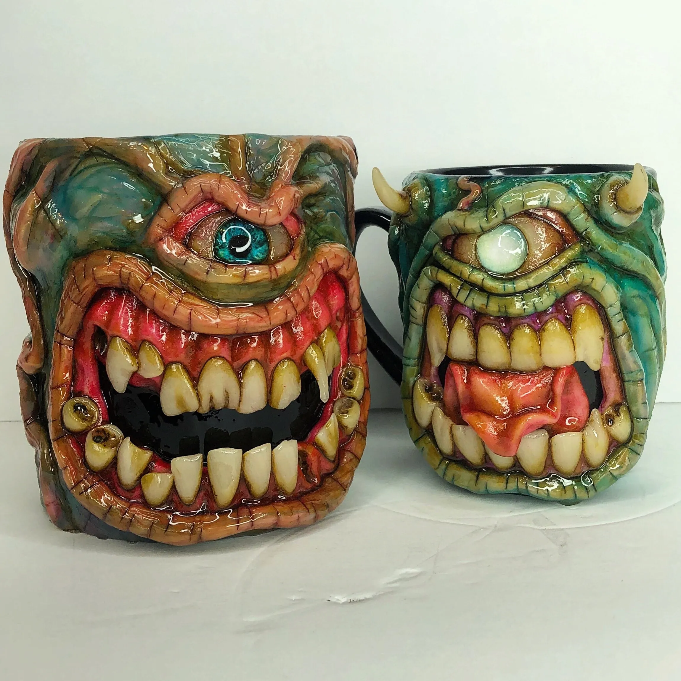 Blue Monster Mug