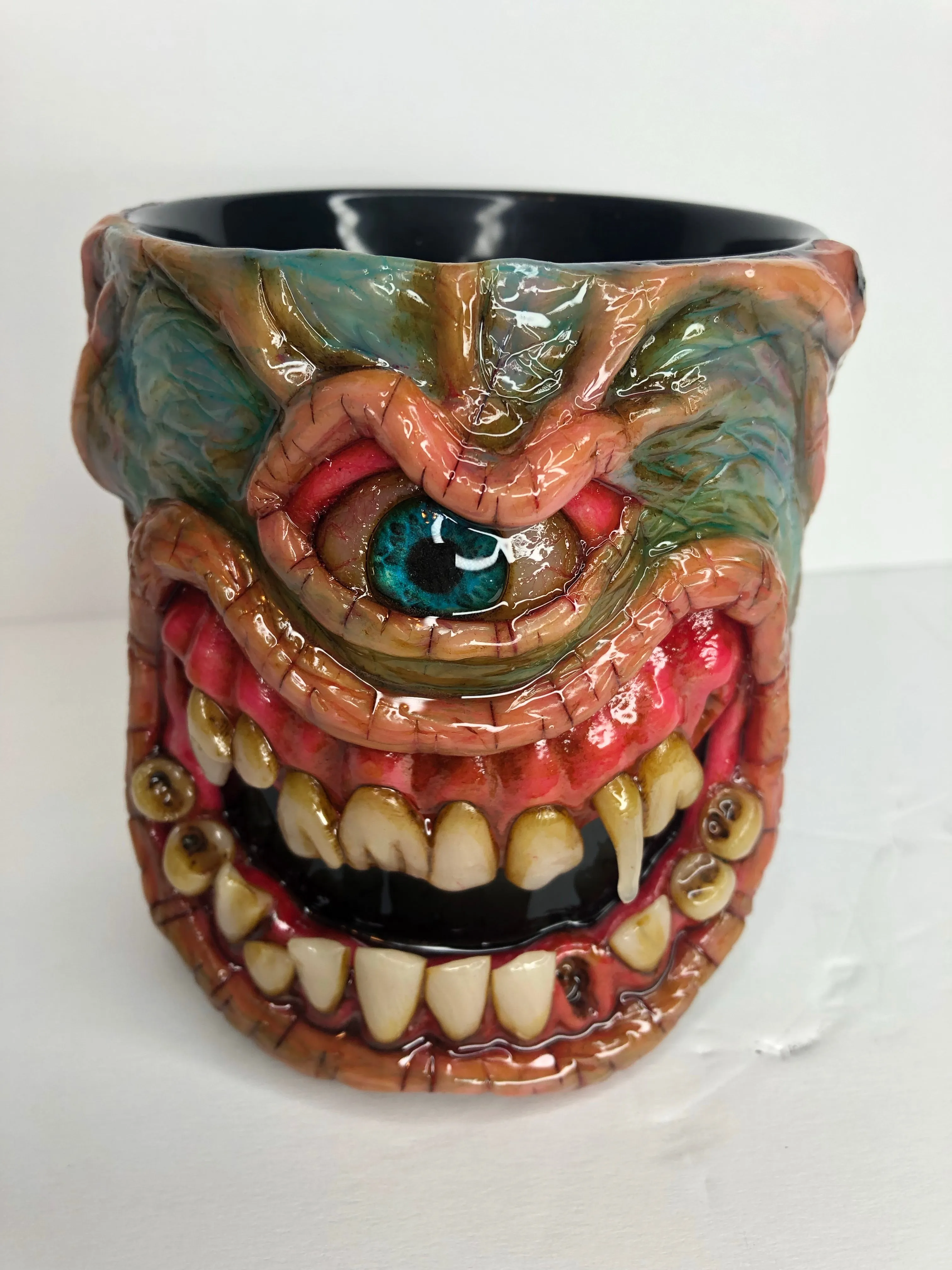 Blue Monster Mug