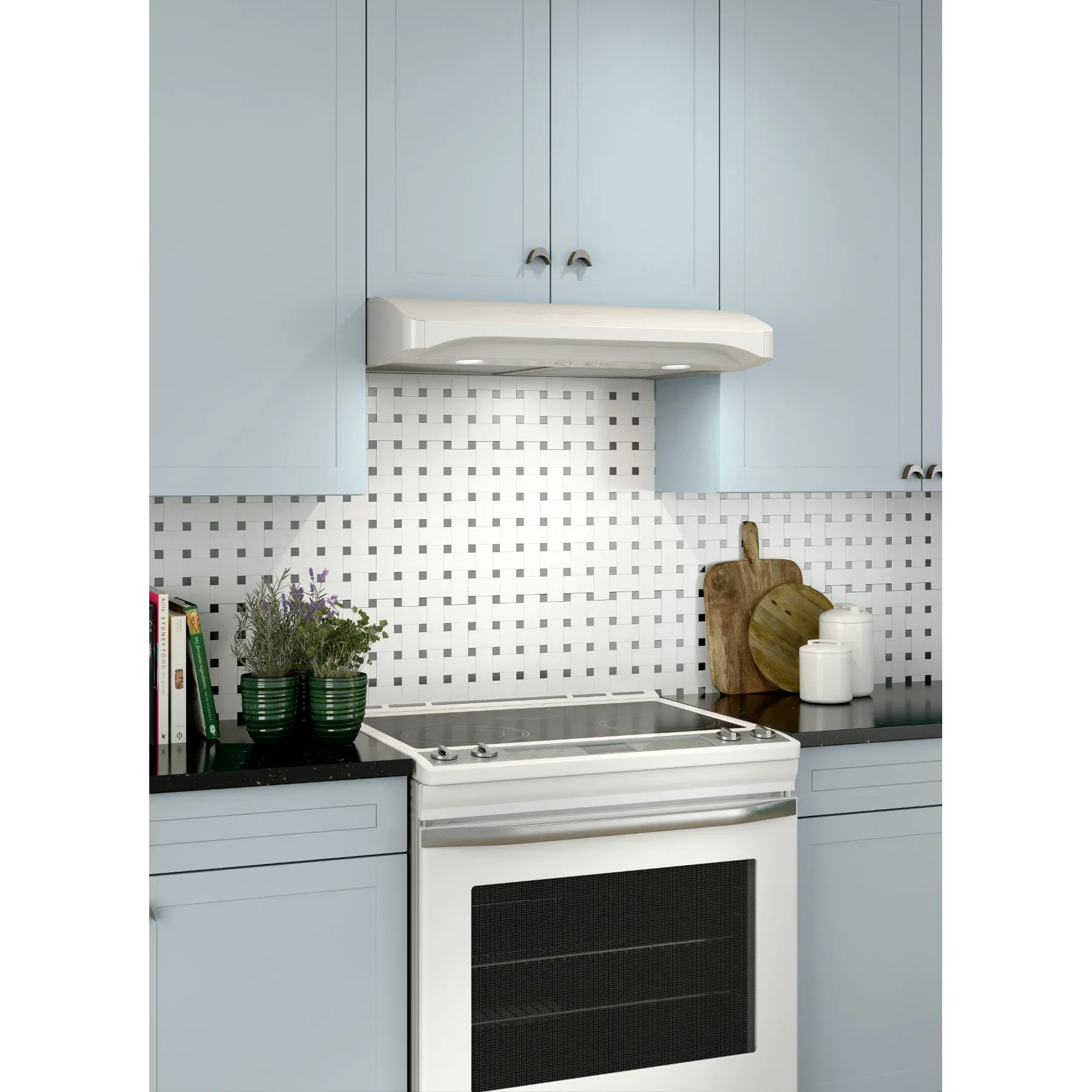 Broan White 30" 300 MAX CFM Under-Cabinet Range Hood - ALT130WW