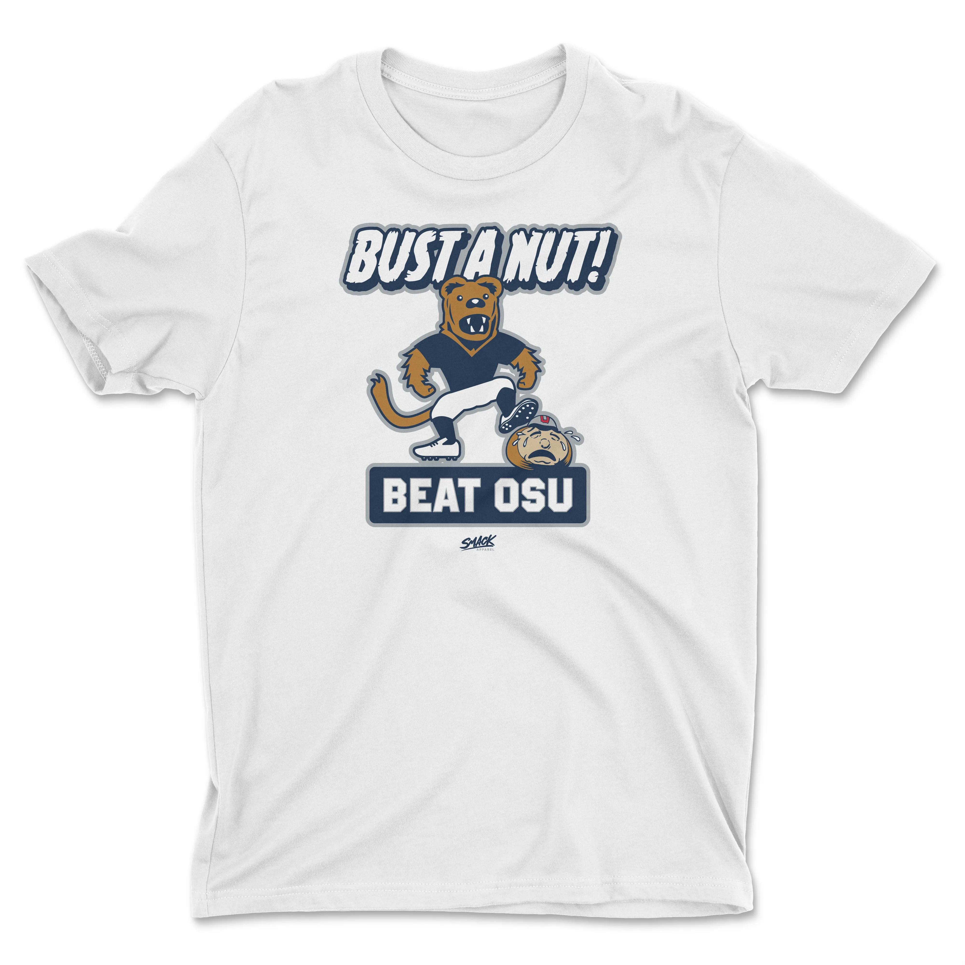 Bust A Nut Beat OSU T-Shirt for Penn State College Football Fans (SM-5XL)