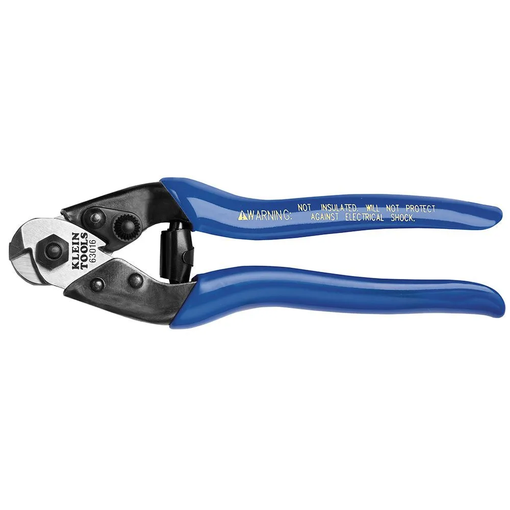 Cable Cutter - Klein Tools Heavy-Duty Blue 7 1/2-Inches Cable Cutter, 63016