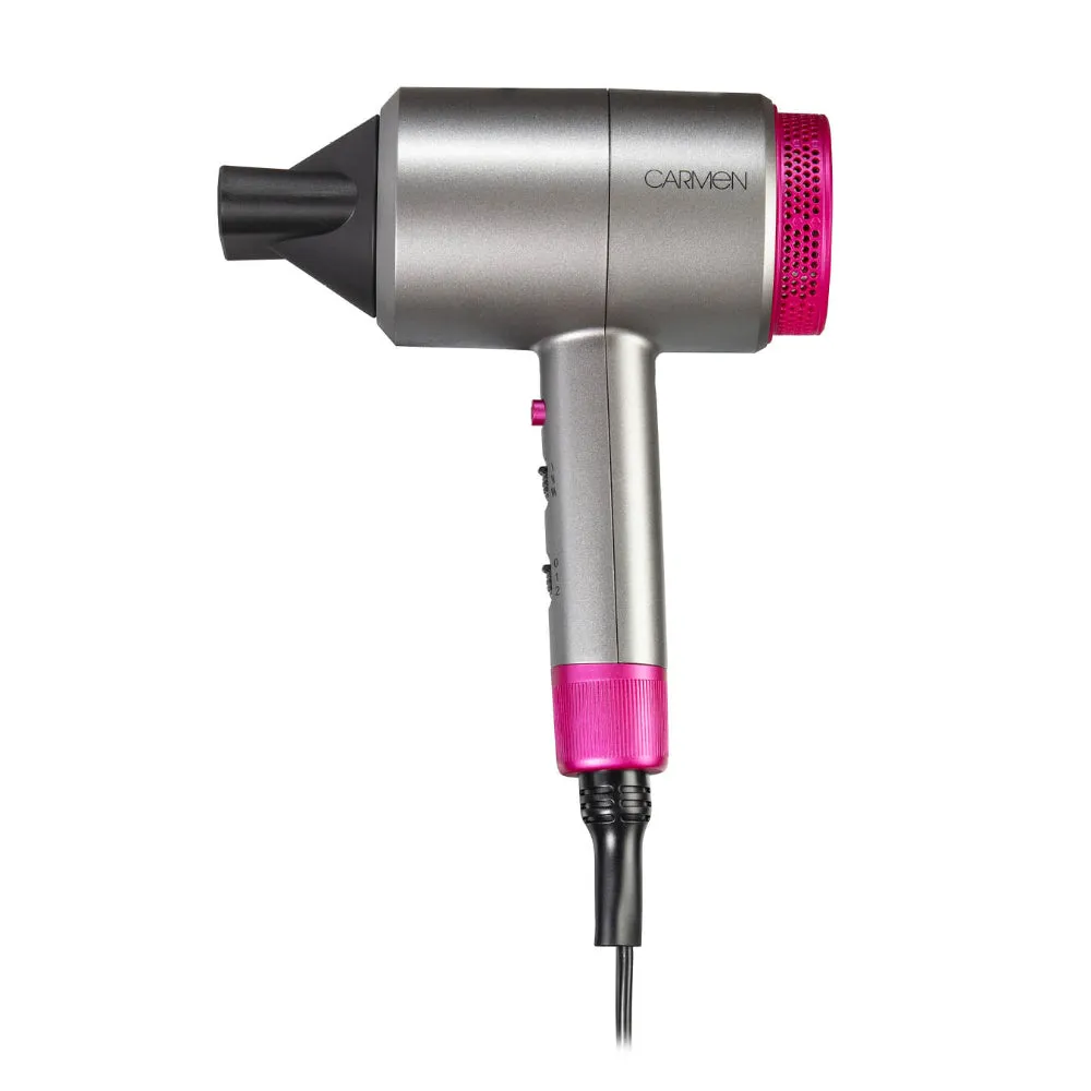 Carmen Neon DC Pro Hair Dryer  - Grey