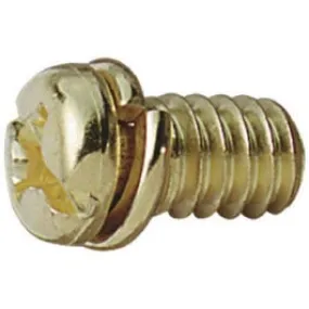 Ceiling Fan Motor Screws, Antique Brass Finish, 10-Pk.