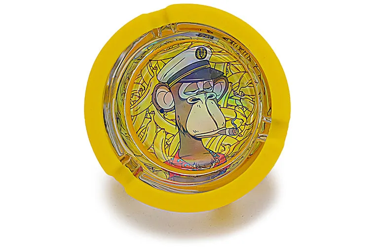 Characters Glass Ashtray w/ Silicone Sleeve (Box of 6)