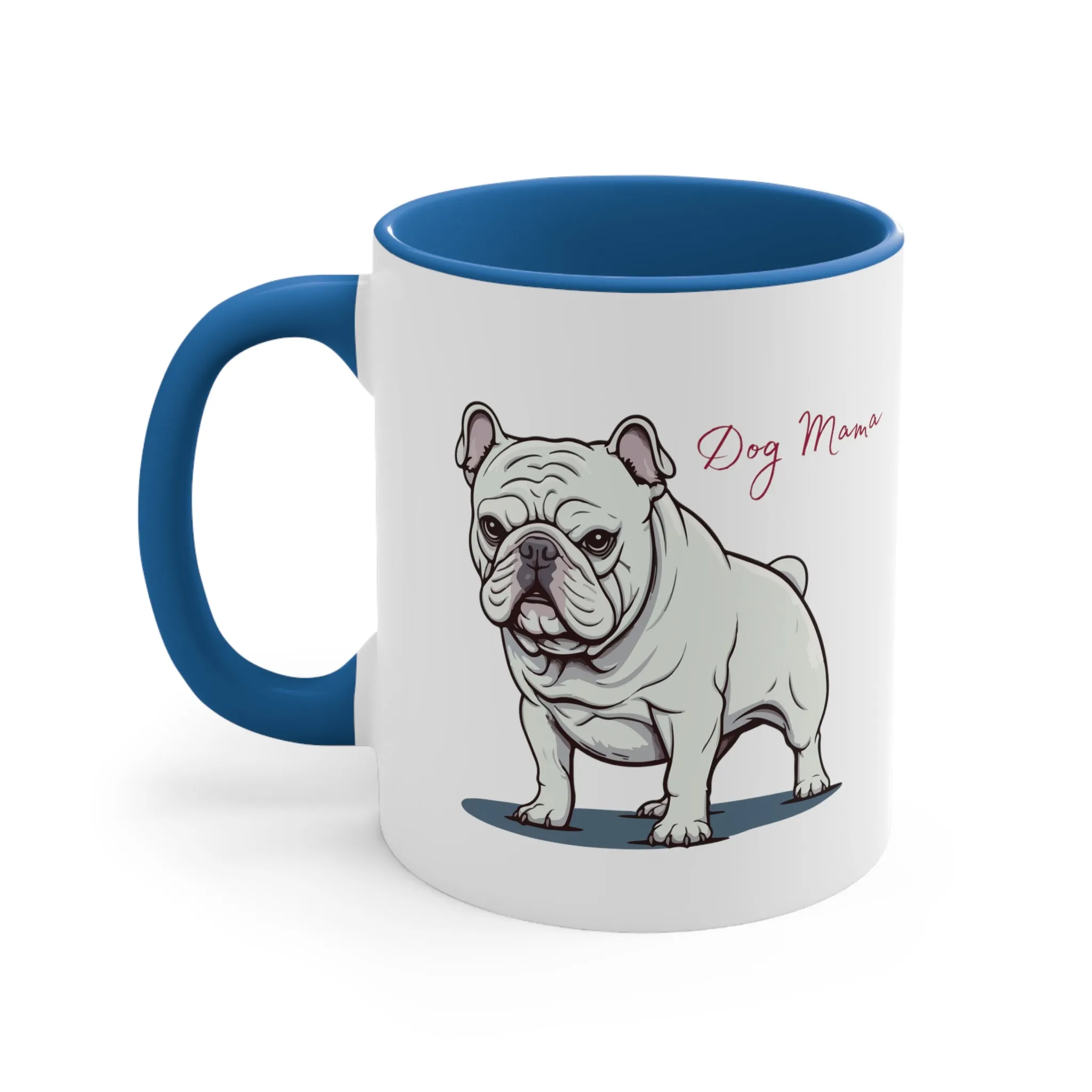 Choose this Custom Bull Dog Coffee Mug, 11oz with Multi Colors for a Dog Lover, Gift for Her, Dog Lover, Pet Owner