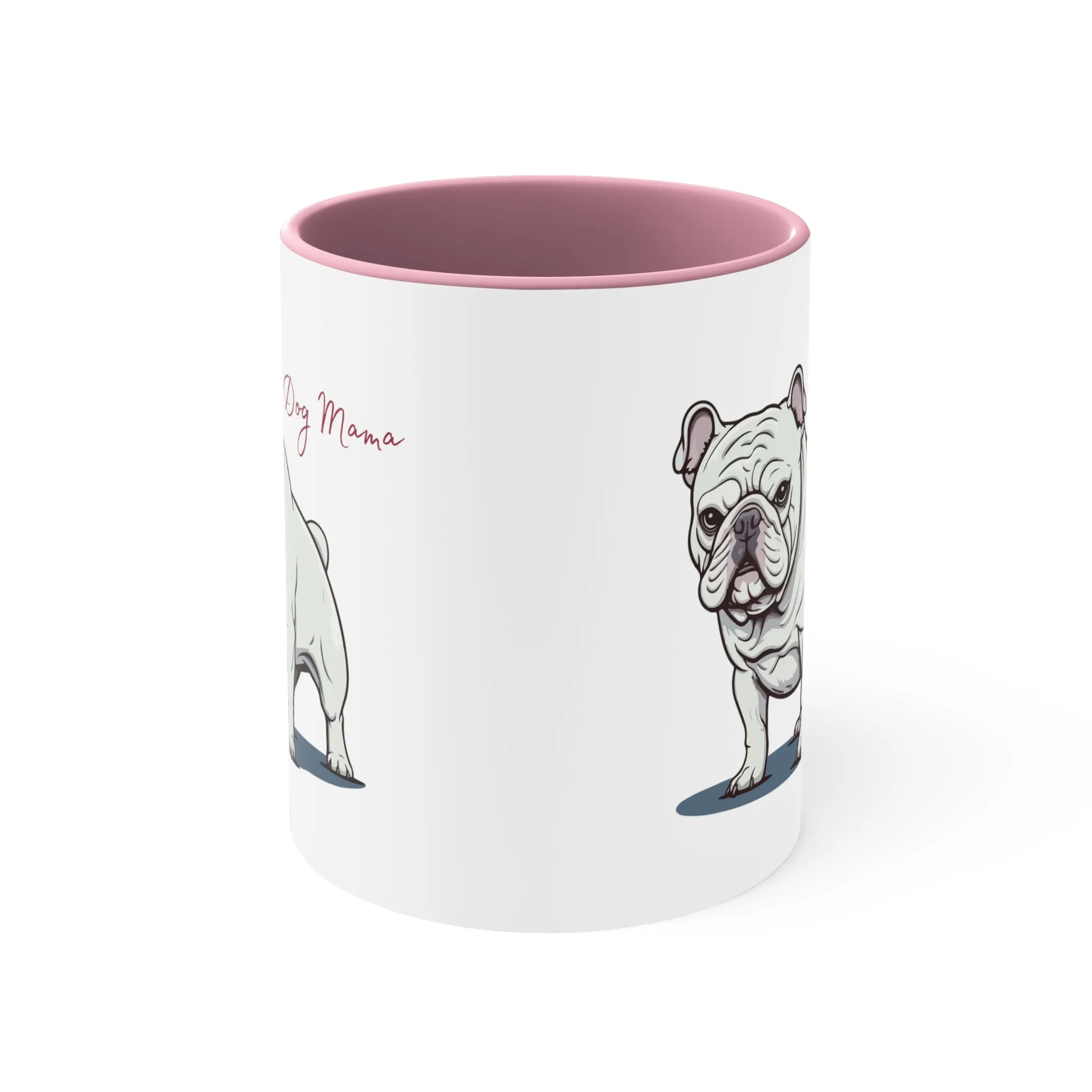 Choose this Custom Bull Dog Coffee Mug, 11oz with Multi Colors for a Dog Lover, Gift for Her, Dog Lover, Pet Owner