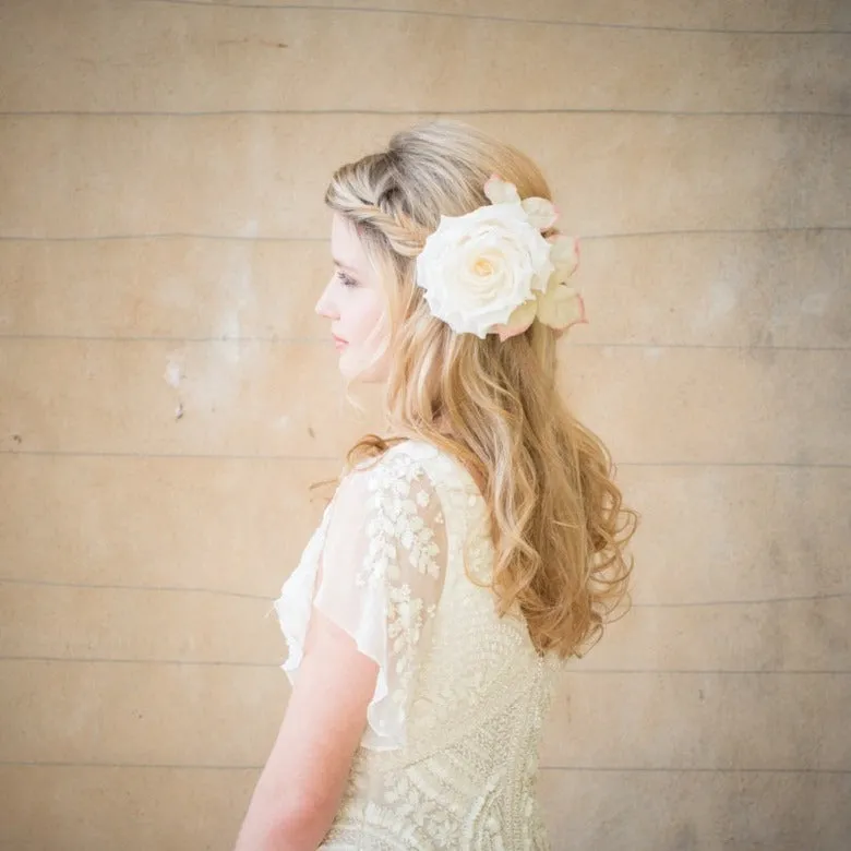 Clementine Ivory Silk Flower