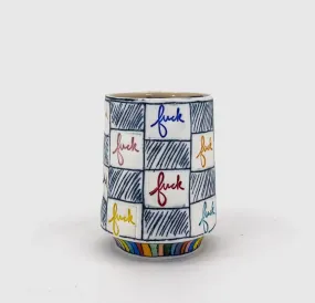 Clusterfuck porcelain cup