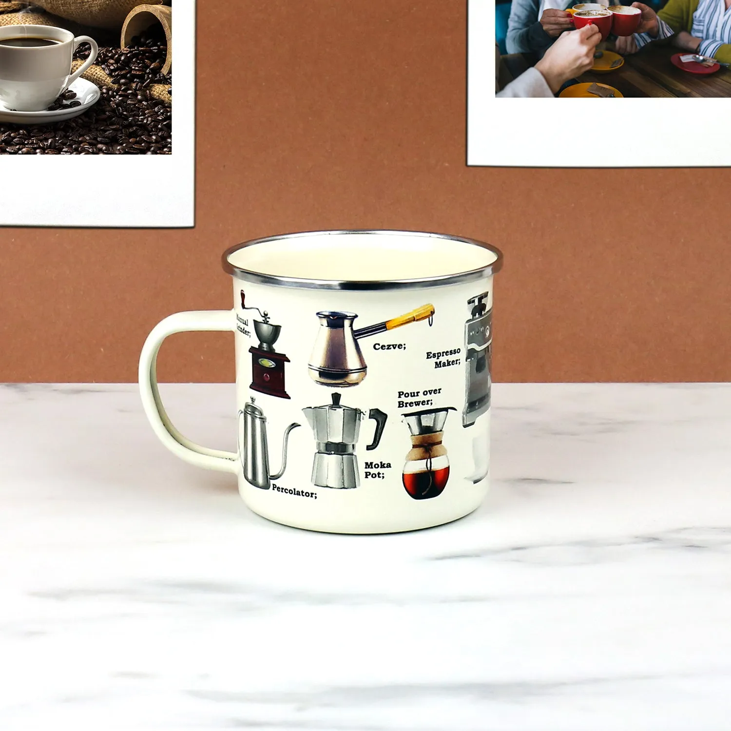 Coffee Lovers - Enamel Mug