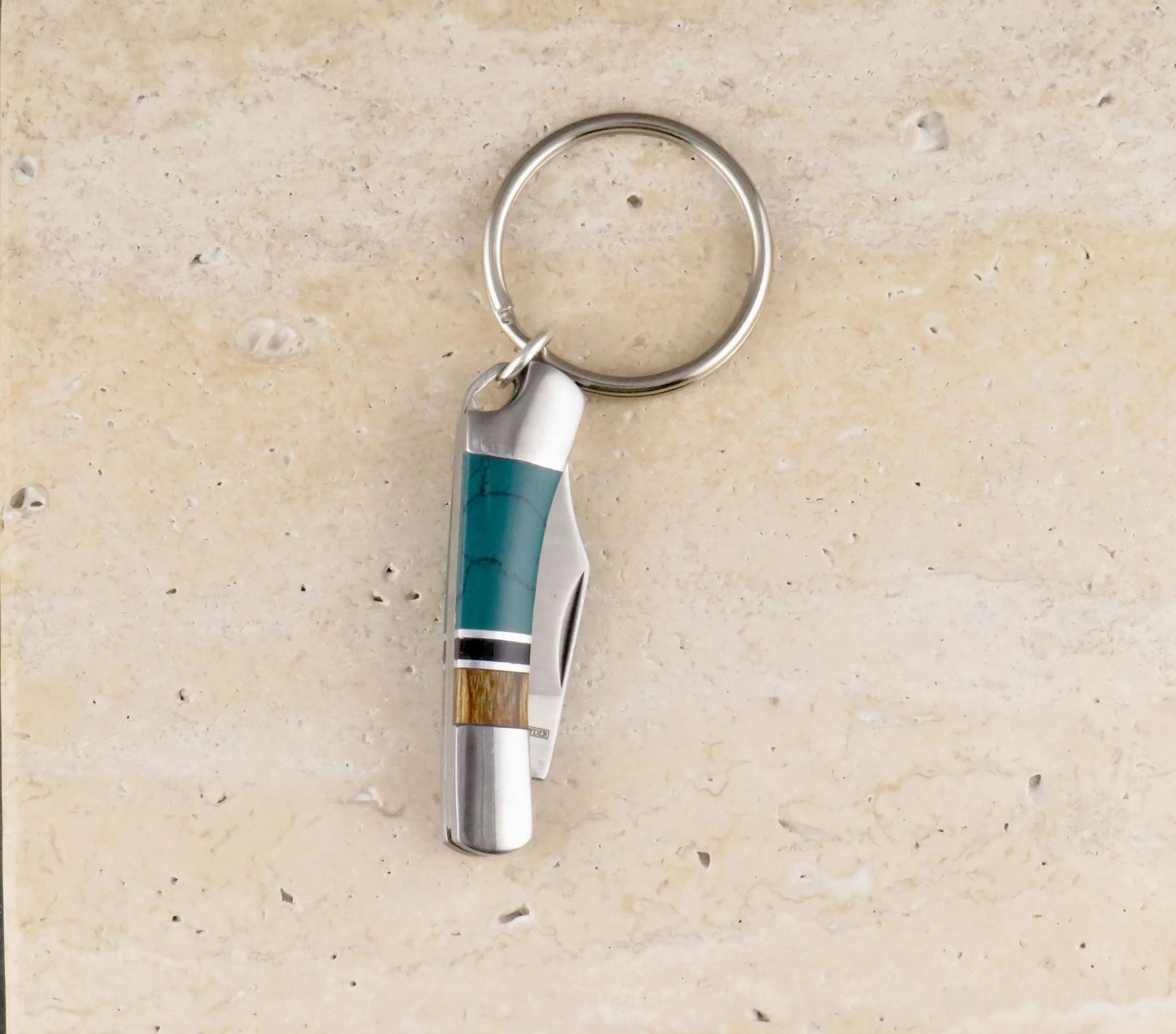 Colorblock Pocketknife Keyring