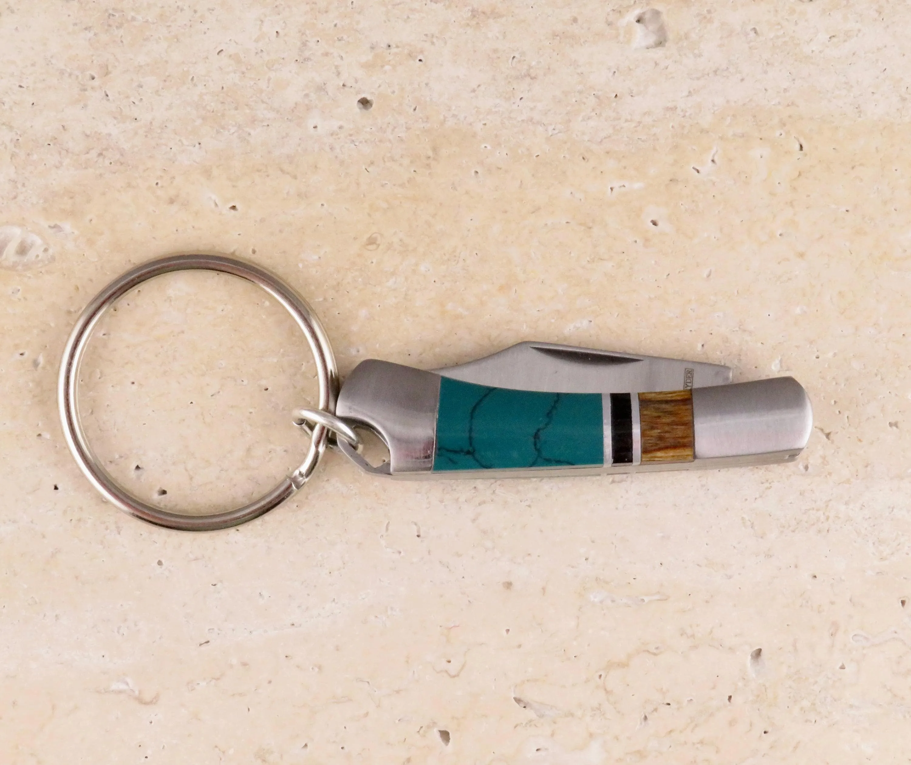 Colorblock Pocketknife Keyring