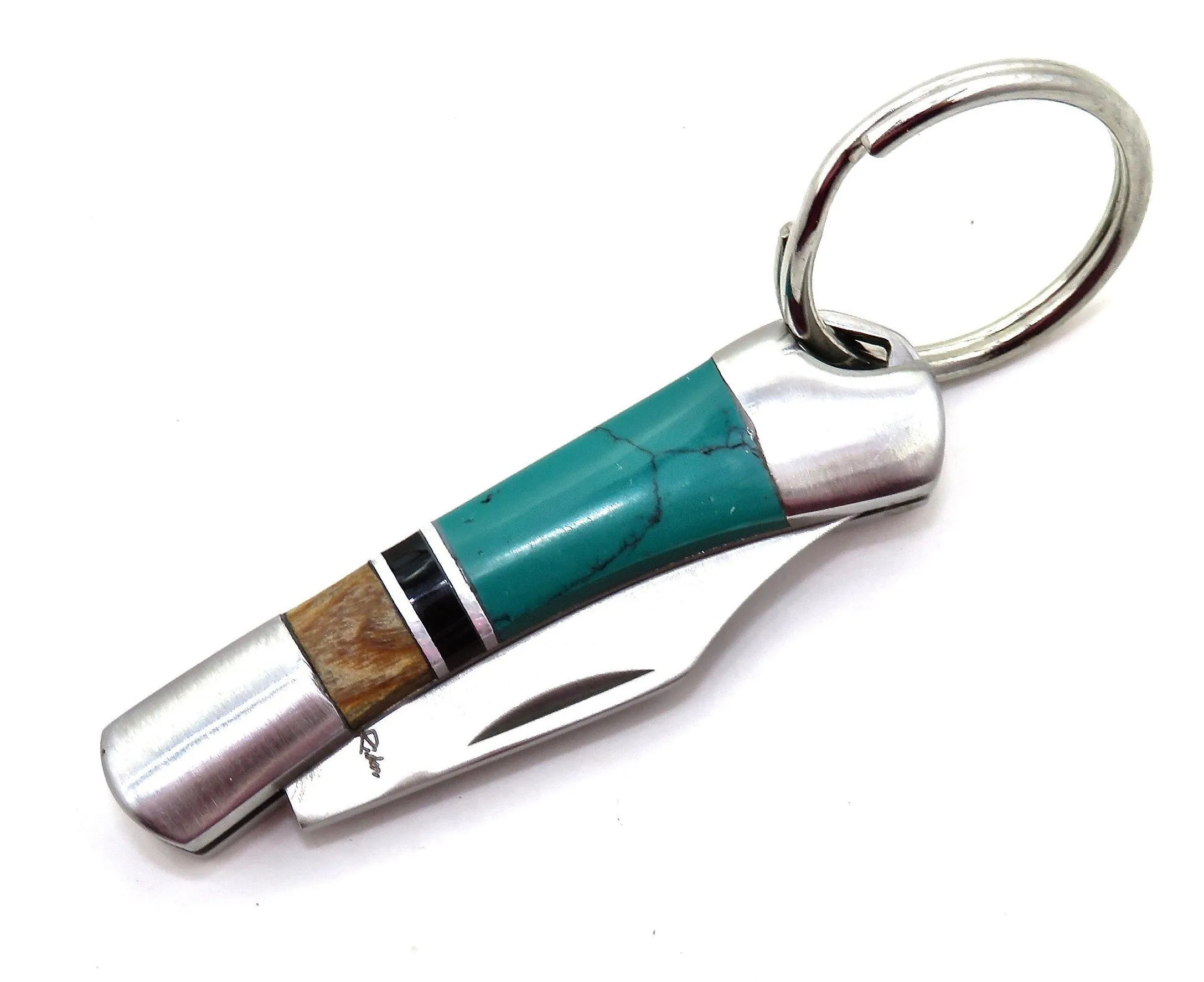 Colorblock Pocketknife Keyring