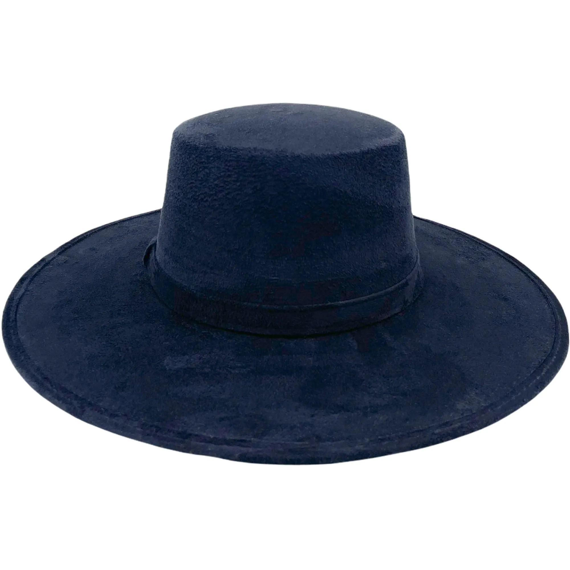 Cordobes Suede Hat- Black