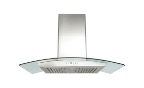 Cyclone - 35.5 Inch 600 CFM Island Range Vent in Stainless - SIB52136