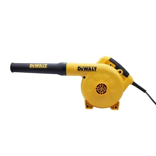 DEWALT DWB800 800W Corded Variable Speed Blower with Precise Projected Air Flow for Easy Blowing Operation for Household & Industrial Use, 2 Year Warranty, YELLOW & BLACK