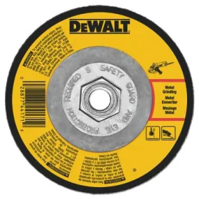 DeWalt® Type 27 Depressed Center Wheels, 9 X 1/4 X 5/8 - 11, Z24R Grit, Zirconia, DW8833