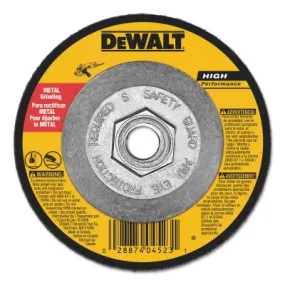 DeWalt® Type 27 HP Metal Cutting Wheels, 7 in Dia, 5/8 in - 11 Arbor, 0.45 in Thick, DW8757