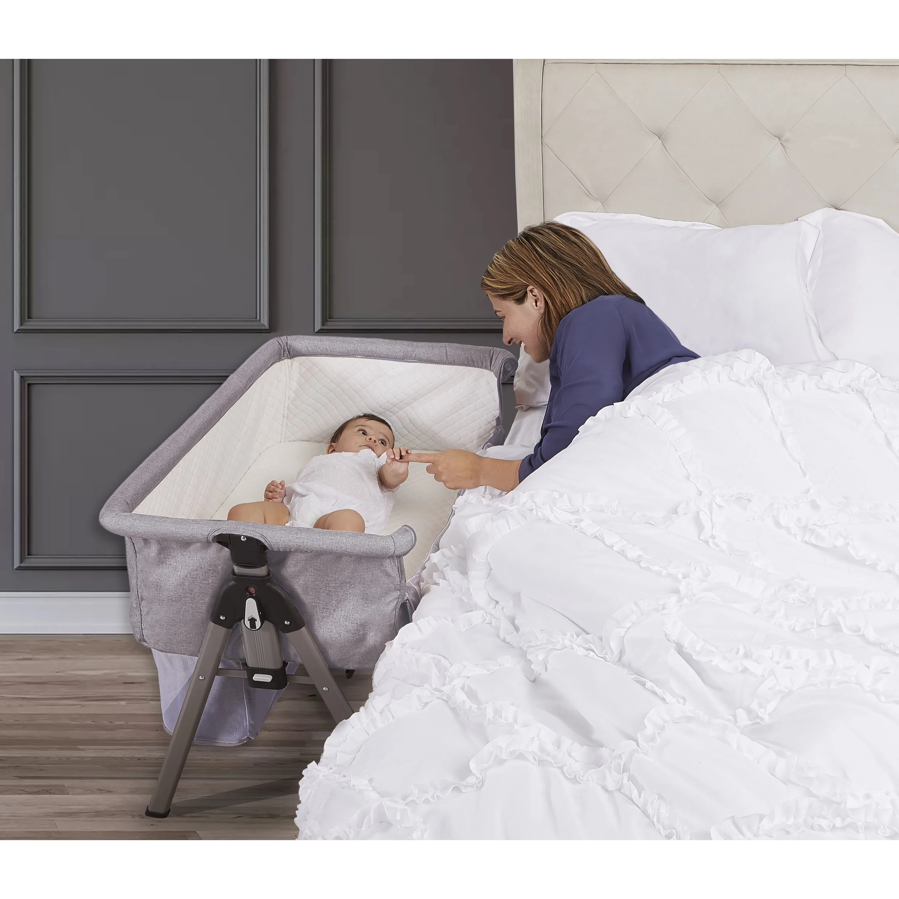 Dream On Me Lotus Bassinet and Bedside Sleeper