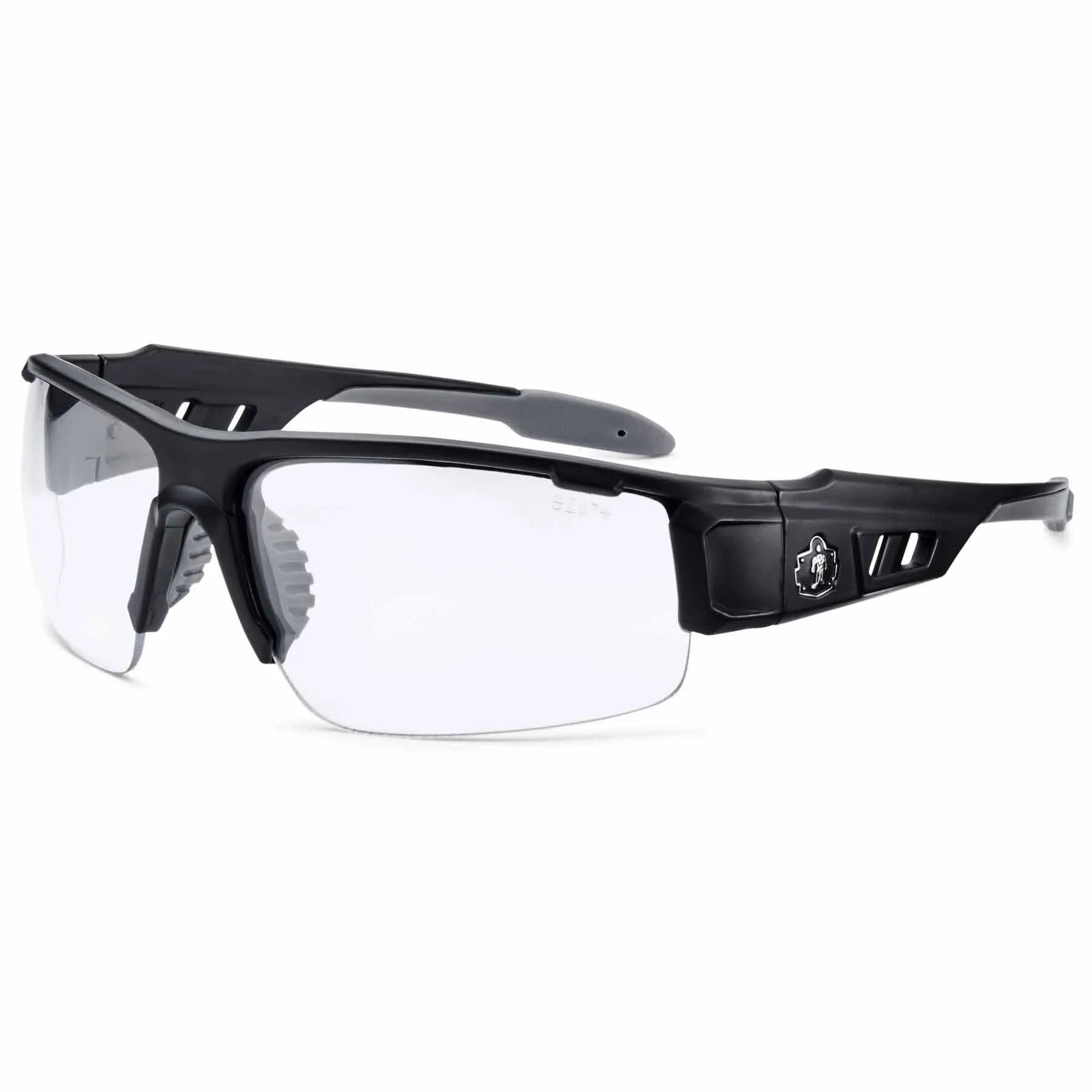 Ergodyne 52400 DAGR Clear Lens Matte Black Safety Glasses