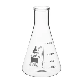 Erlenmeyer Flask, 250mL - Narrow Neck - Borosilicate Glass