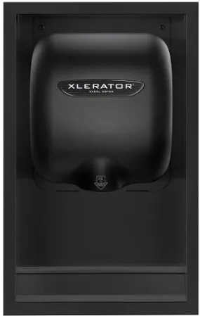 Excel Dryer XLERATOR® 40502 Recess Kit - Black Stainless Steel ADA Compliant (DOES NOT INCLUDE HAND DRYER)