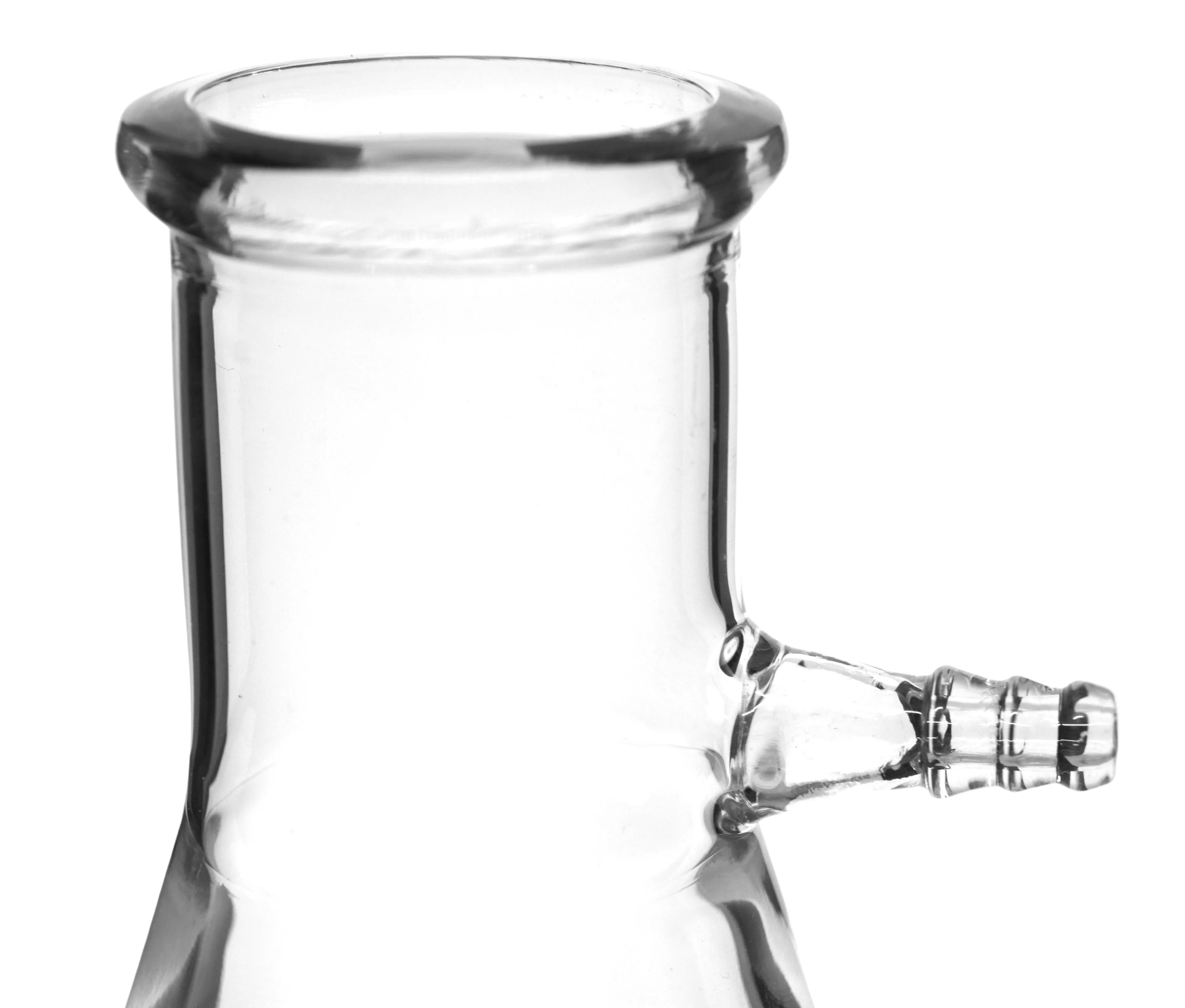 Filtering Flask, 1000ml - Borosilicate Glass - Conical Shape, with Integral Side Arm - White Graduations - Eisco Labs