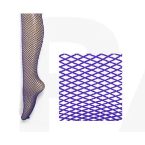 Fishnet Pantyhose - Purple