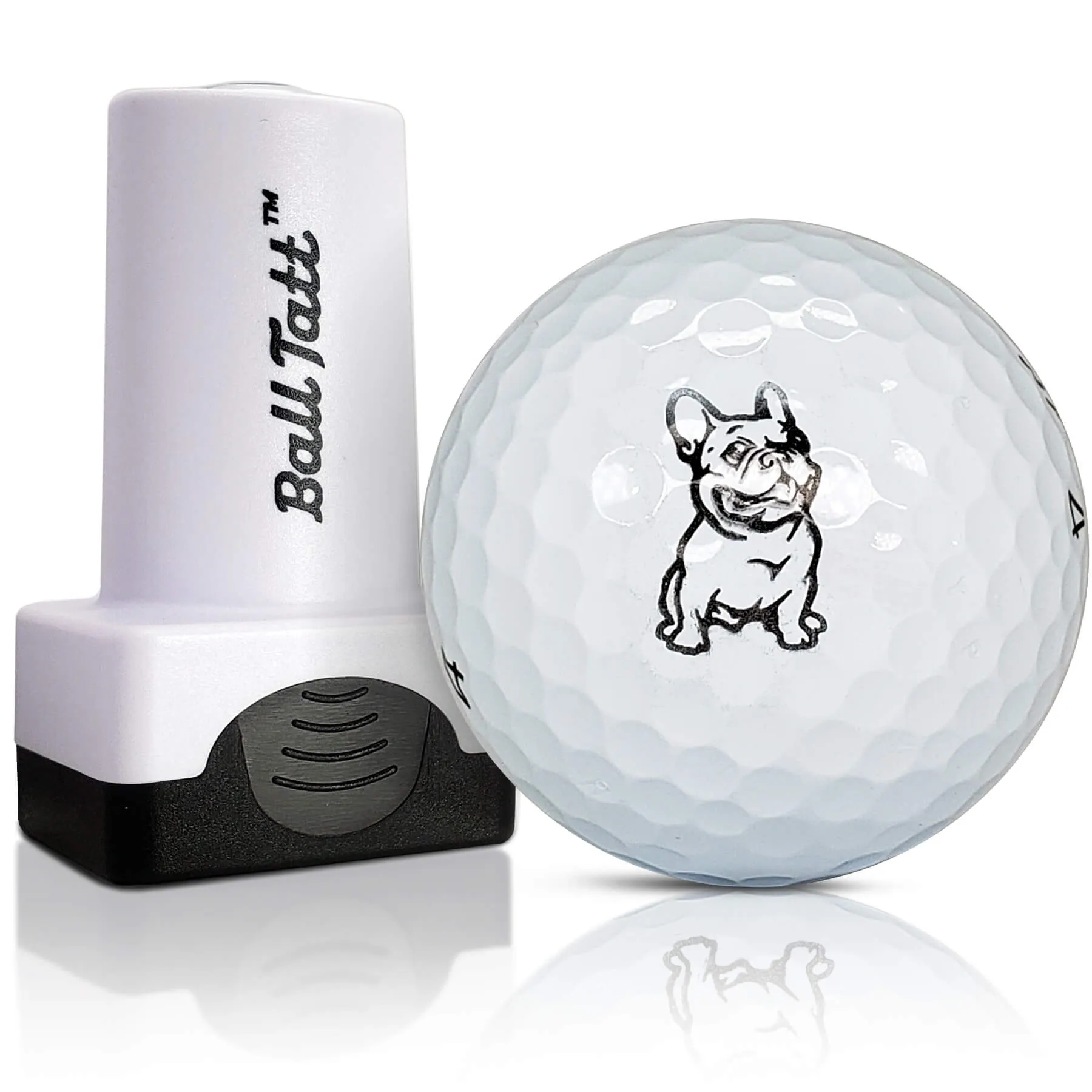 French Bulldog Golf Ball Stamp