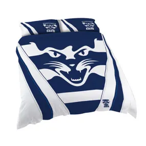 Geelong Cats Quilt Doona Duvet Cover Pillow Case Set