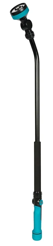 Gilmour 820522-1001 Watering Wand, Swivel Inlet, 5 -Spray Pattern, Articulated, Plastic, Black/Blue, 34 in L Wand :EA: QUANTITY: 1