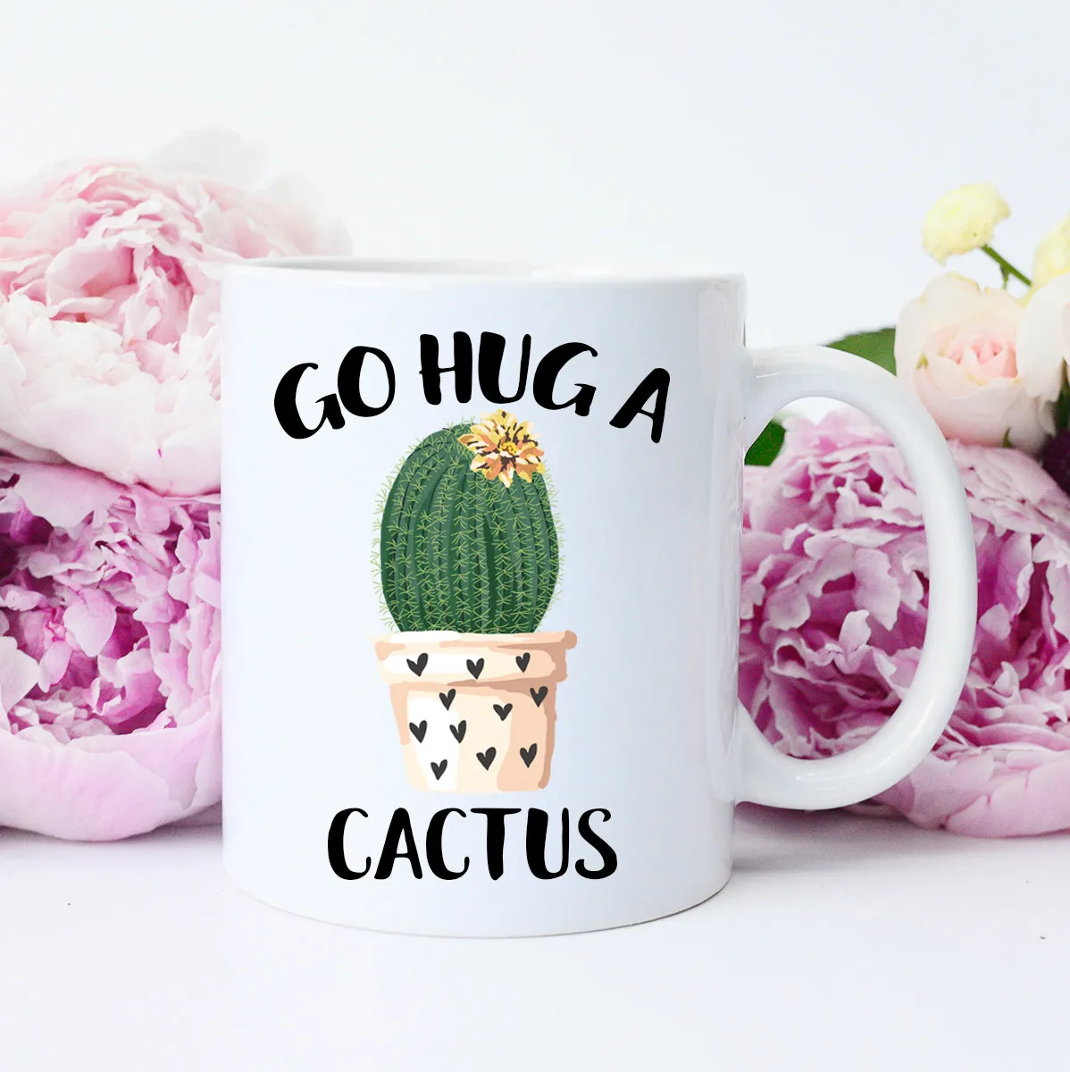 Go Hug a Cactus Mug