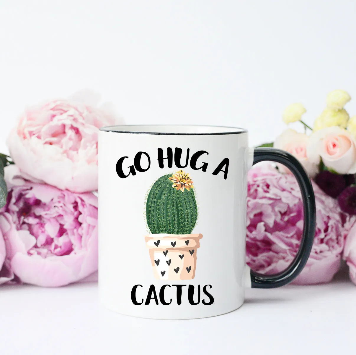 Go Hug a Cactus Mug