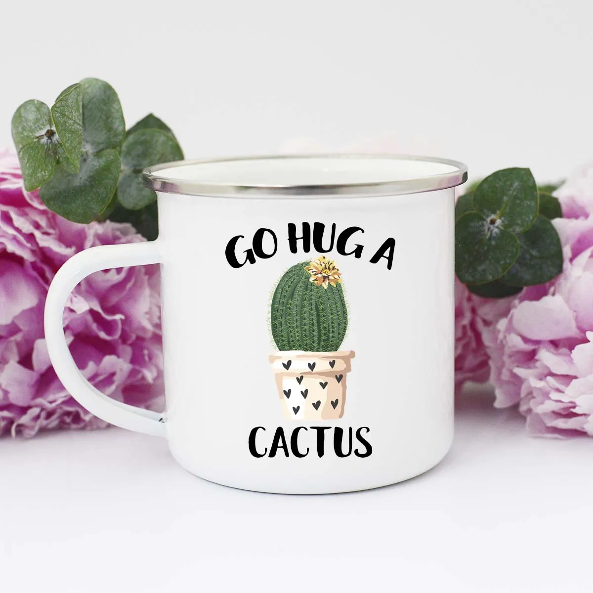 Go Hug a Cactus Mug